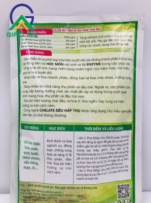 Ra hoa đồng loạt-Bio Japan_Gói 500g   