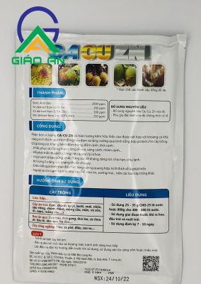 Ca Cu Zn-Bio Japan_Gói 800g   